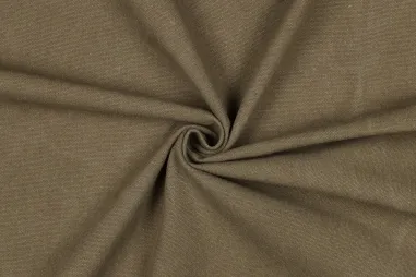 65% polyester, 35% katoen stoffen - Canvas stof - stonewashed - taupe - 26/5005-005