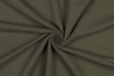 225gr/M² - Sweattricot - biologisch - legergroen - 9971-055