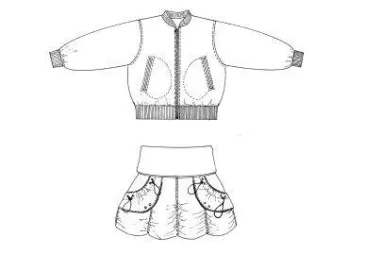 Naaipatronen - Abacadabra patroon 86: bomberjackje en banenrokje