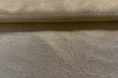Polyester stoffen - Polyester stof - nylonmix - glitters - goud - 3108-3