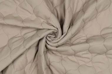 Niet rekbare stoffen - Gesteppter Stoff – doppelseitig – sandfarben – 3981-009