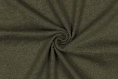 Legergroene stoffen - Boordstof - biologisch - legergroen - 8058-055