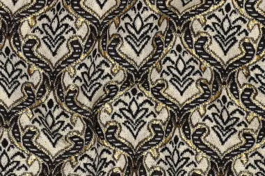 80% polyester, 20% katoen stoffen - Polyester stof - gobelin - ornamenten - beige - 3821-001