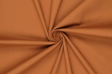 Oeko-Tex klasse 2 - Stretch stof - twill brushed - keperkatoen - terracotta - 90051-458