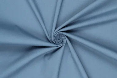 Oeko-Tex klasse 2 - Stretch stof - twill brushed - keperkatoen - jeansblauw - 90051-691