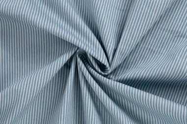 270gr/M² - Spijkerstof - denim jacquard - strepen - licht jeansblauw - 3/11807-920