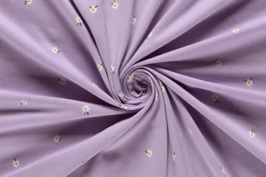 Legging - Jersey – Blumenmuster – lila – 25490-143