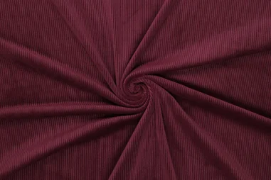 Weiche - Jersey – super soft Cord – bordeauxrot – 90048-400
