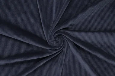 90048 - Jersey – super soft Cord – dunkelblau – 90048-600