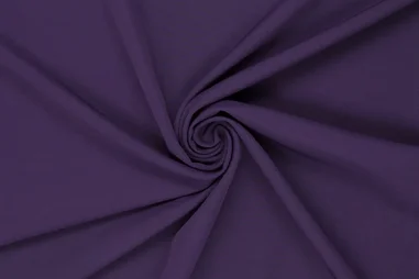 Fleece - dunkelviolett - 9111-048 - Stretchstoff – Bi-Stretch – Violett – 0854-800