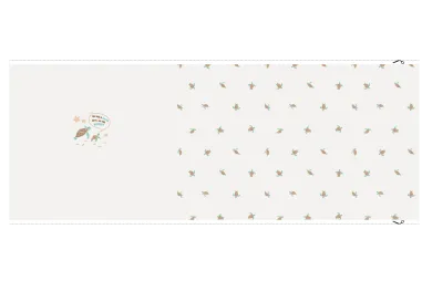 Katoen stof - voile - digitaal bloemen - gebroken wit - 5829-002 - Panelstoff – Rippstrick – Schildpattmuster – gebrochenes Weiß – 3/59025-510