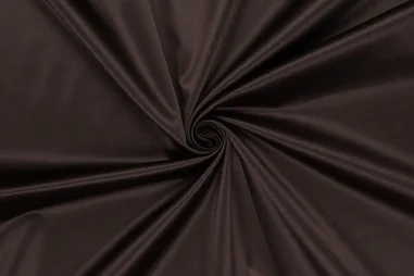 Gilet - Satijn stof - stretch - donkerbruin - 0307-100
