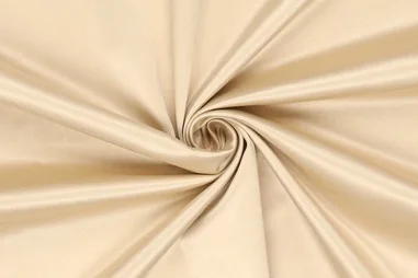 Satin - Satijn stof - stretch - crème - 0307-178