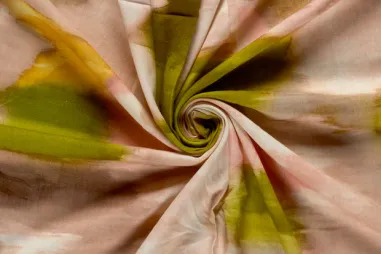 Rock - Viscose stof - linnenmix - abstract - nude - 32/25086-011