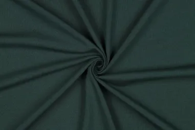 95% Baumwolle, 5% Elastan - Tricot stof - biologisch - bosgroen - 8036-031