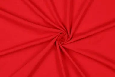 Rote Stoffe - Tricot stof - biologisch - tomaatrood - 8036-026