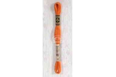 Garn - DMC Mouliné splijtzijde - oranje - 0946