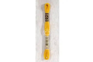Borduurgaren - DMC Mouliné splijtzijde - geel - 0972