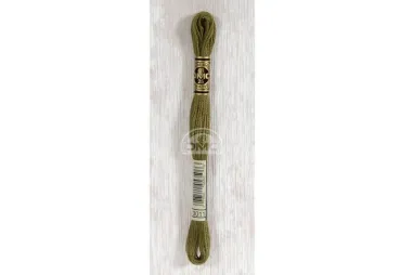 DMC garen - DMC Mouliné splijtzijde - kaki groen - 3011