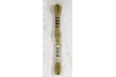 DMC garen - DMC Mouliné splijtzijde - kaki groen - 3012