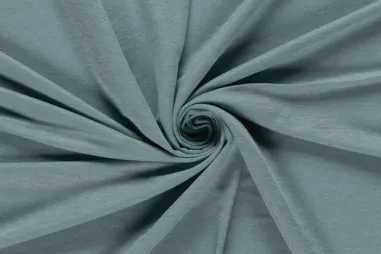 T-Shirt stoffen - Tricot stof - viscose melange - licht petrol - 32/25006-024