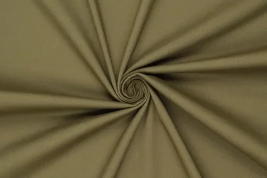 Stretch - Stretch stof - twill brushed - keperkatoen - olijfgroen - 90051-214