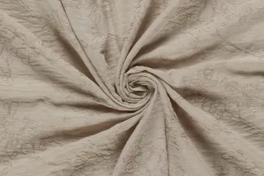 220gr/M² - Embroidery stof - fantasie - beige - 25251-052