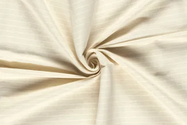 Bengaline stoffen - Stretch stof - bengaline - strepen - beige - 25202-052