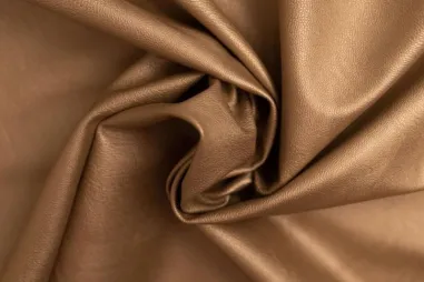 Tas stoffen - Kunstleer - mioleather - metallic - naturel - 0878-178