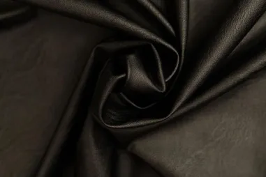 Tas stoffen - Kunstleer - mioleather - metallic - donkergrijs - 0878-980