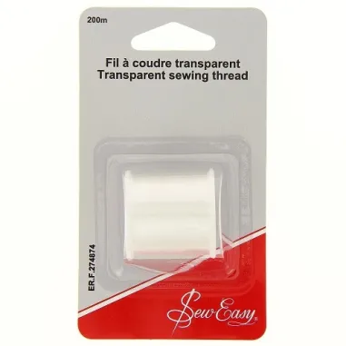 Neue Kurzwaren - Transparant garen F274874 200 meter