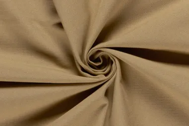 Beige stoffen - Waxed canvas - heavy - beige - 25100-052