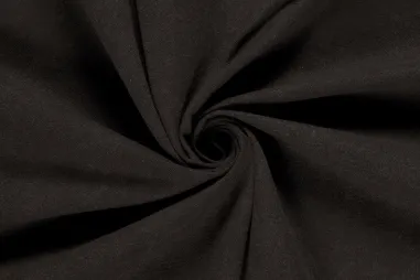 Tas stoffen - Waxed canvas - heavy - zwart - 25100-069