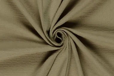 Baby Cape - Hydrofiel stof - dobby stippen - olijf - 23238-026