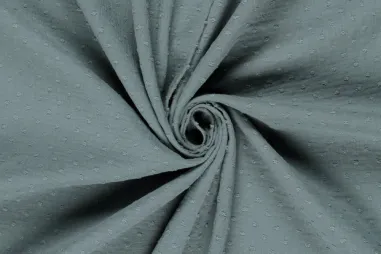 Babydeken stoffen - Hydrofiel stof - dobby stippen - indigo - 23238-106