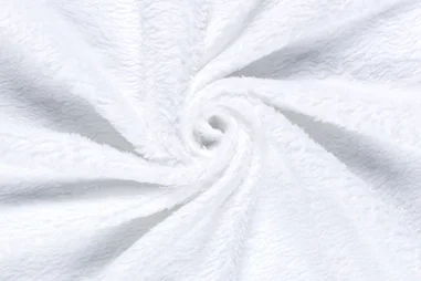 Katoen stof - seersucker - ruiten - wit/geel - 3/48142-821 - Teddy stof - 90% katoen - wit - 16530-050