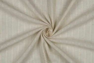 Polyester stof - Mesh - huidskleur - 0695-090 - Katoen stof - mix - jacquard - strepen - beige - 3915-001