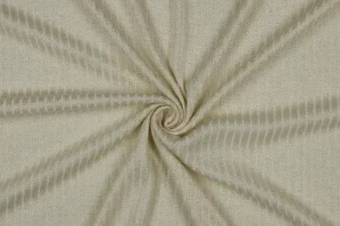 Gebreide stoffen - Gebreide stof - knitted lurex - ecru - 3987-003