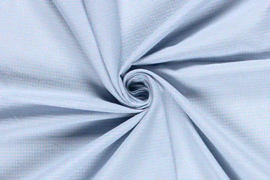 Korte broek - Geruite stof - poplin seersucker - lichtblauw/zalmroze - 25002-003