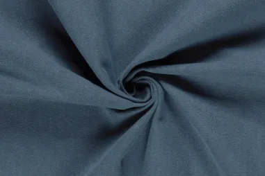 Jas stoffen - Waxed canvas - heavy - staalblauw - 25100-007