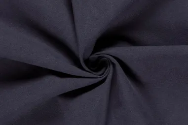50% katoen, 50% polyester stoffen - Waxed canvas - heavy - donkerblauw - 25100-008