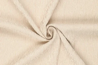 Polyester stoffen - Polyester stof - mix - crinkle - mini strepen - naturel - 22663-098