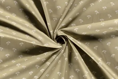 Ptx 997509-725 Silicon poplin altgrün - Katoen stof - poplin - palmbomen - groen - 19470-026