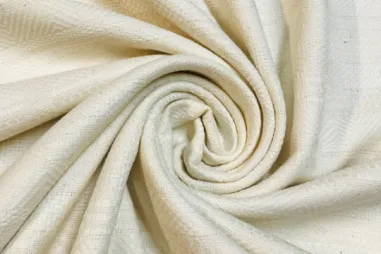 Kleding stoffen - Katoen stof - jacquard - ecru - 791010-007