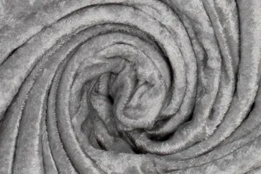 180gr/M² - Velours de panne - de panne - muisgrijs - 997037-987