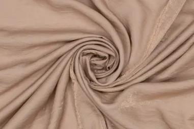 Effen stoffen - Viscose stof - polyamidemix - shiney - champagne - 420069-4