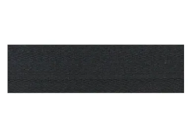 Tassenband - Zwaar keperkatoen 40 mm - zwart - 605038-000