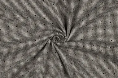 Blazer - Stretch stof - pied de poule & studs - taupe - 4763-001