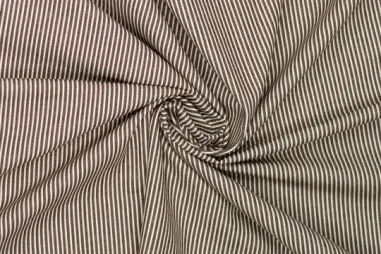 Gestreifte - Jeansstoff – Streifen – braun – 997487-331