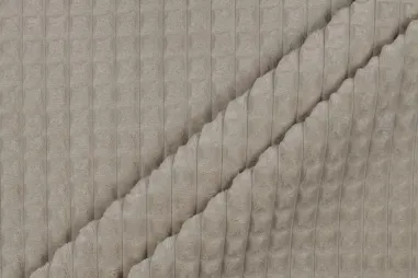 Sandbeige - Interieurstof - velours deco square - zand - 4952-002